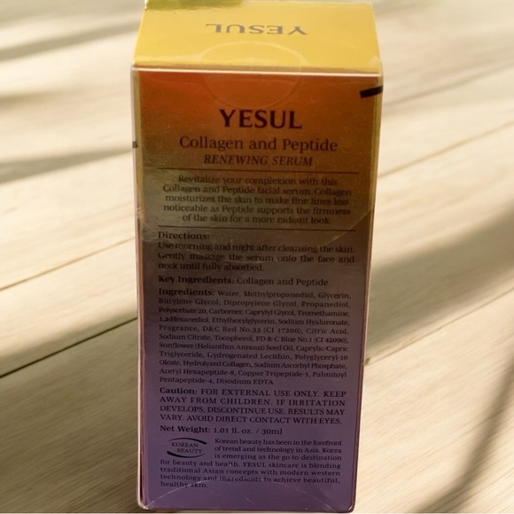 Korean Beauty- Collagen & Peptide Renewing Serum NIB 30 ml - Picture 3 of 3